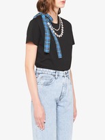 Thumbnail for your product : Miu Miu necklace chain jersey T-shirt
