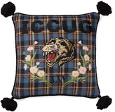 Thumbnail for your product : Gucci Cushion with ICCUG and tiger patches