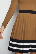 Thumbnail for your product : Karen Millen Sporty Stripe Pleat Knit Dress