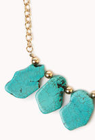 Thumbnail for your product : Forever 21 Free Spirit Natural Stone Necklace