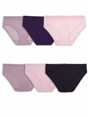 Fruit of the Loom Women's Seamless Panties with 360 Stretch