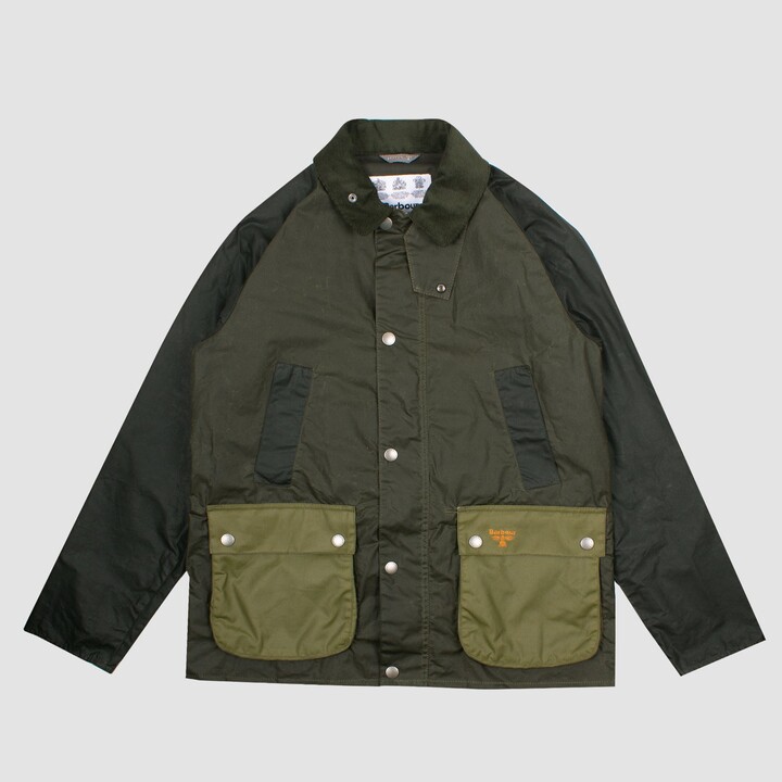 Barbour Beacon Summer Bedale Wax Jacket - Patch Archive Olive - ShopStyle
