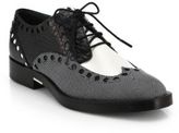 Thumbnail for your product : Alexander Wang Nathan Perforated Leather Oxfords