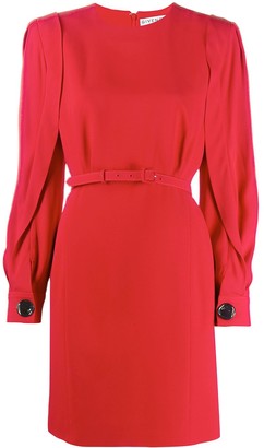 Givenchy Puff-Sleeve Belted Dress