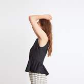 Thumbnail for your product : Madewell Embroidered Peplum Tank Top