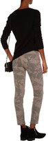 Thumbnail for your product : Current/Elliott The Silverlake printed mid-rise skinny jeans