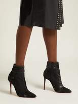 Thumbnail for your product : Christian Louboutin Moulakate 100 Sequin Ankle Boots - Womens - Black