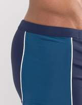 Thumbnail for your product : Esprit Hipster Swims Trunk In Navy With Contrast Panel