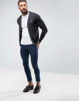 Thumbnail for your product : Fred Perry Fine Merino V Neck Cardigan In Grey