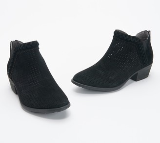 earth black booties