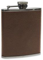 Thumbnail for your product : Graphic Image Leather-Wrapped Flask
