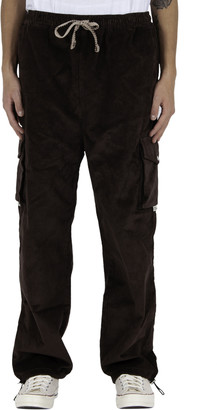 mens elastic waist cargo pants with drawstring