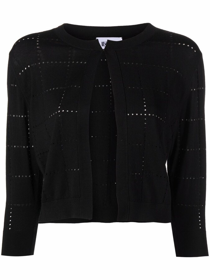 Black summer cardigan sweaters Clearance