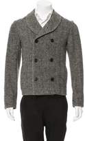 Thumbnail for your product : Christian Dior Double-Breasted Virgin Wool Peacoat