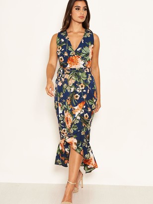 ax paris curve wrap dress