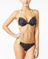 Thumbnail for your product : California Waves Strappy Push-Up Underwire Bikini Top