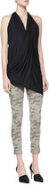 Thumbnail for your product : Yigal Azrouel Cut25 by Cropped Camo Skinny Jeans
