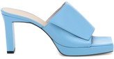 Thumbnail for your product : Wandler Isa leather plateau sandals