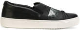Thumbnail for your product : Karl Lagerfeld Paris cat motif slip-on sneakers