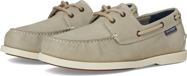 Dockers Dennison Men's Slip on Shoes Light Grey : 10 D - Medium, Leather