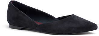 Tommy Hilfiger Suede D’orsay Flat