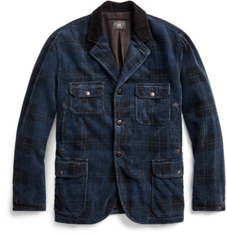 plaid utility jacket