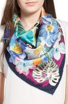 Thumbnail for your product : Ferragamo Floral Silk Scarf