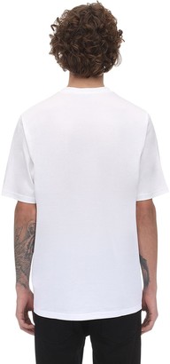 Burberry Logo Embroidery Cotton Jersey T-shirt