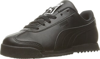 puma kids black shoes