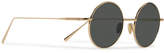 Thumbnail for your product : Acne Studios Scientist Round-Frame Gold-Tone Sunglasses - Men - Gold