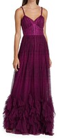 Thumbnail for your product : Marchesa Notte Fit & Flare Ruffle Gown