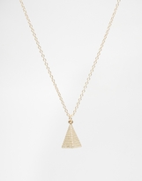 Thumbnail for your product : ASOS Pyramid Charm Necklace