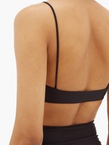 Thumbnail for your product : JADE SWIM Muse Scoop-neck Bikini Top - Black