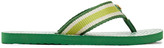 Thumbnail for your product : Tory Burch Logo-appliqued Printed Grosgrain Flip Flops