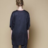 Thumbnail for your product : Kokoro Organics Vegan Silk Bamboo Short Kaftan Tunic Dress Black