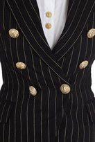 Thumbnail for your product : Balmain Pinstriped Double-Breasted Jacket