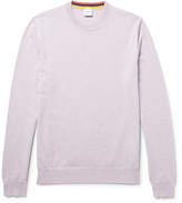 Thumbnail for your product : Paul Smith Mélange Cashmere, Cotton And Wool-Blend Sweater