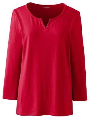 Lands' End - Red Henley Top