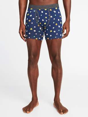 Old Navy Printed Soft-Washed Boxer-Briefs for Men