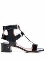 Thumbnail for your product : Laurence Dacade T-bar patent leather sandals