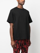 Thumbnail for your product : Simone Rocha daisy-embellished cotton T-shirt
