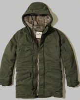 Thumbnail for your product : Hollister Faux Fur Lined Twill Parka