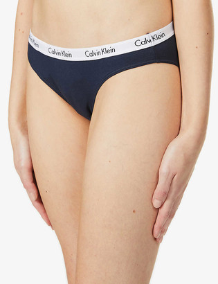 Calvin Klein Underwear Sheer Marquisette High Leg Tanga Panties