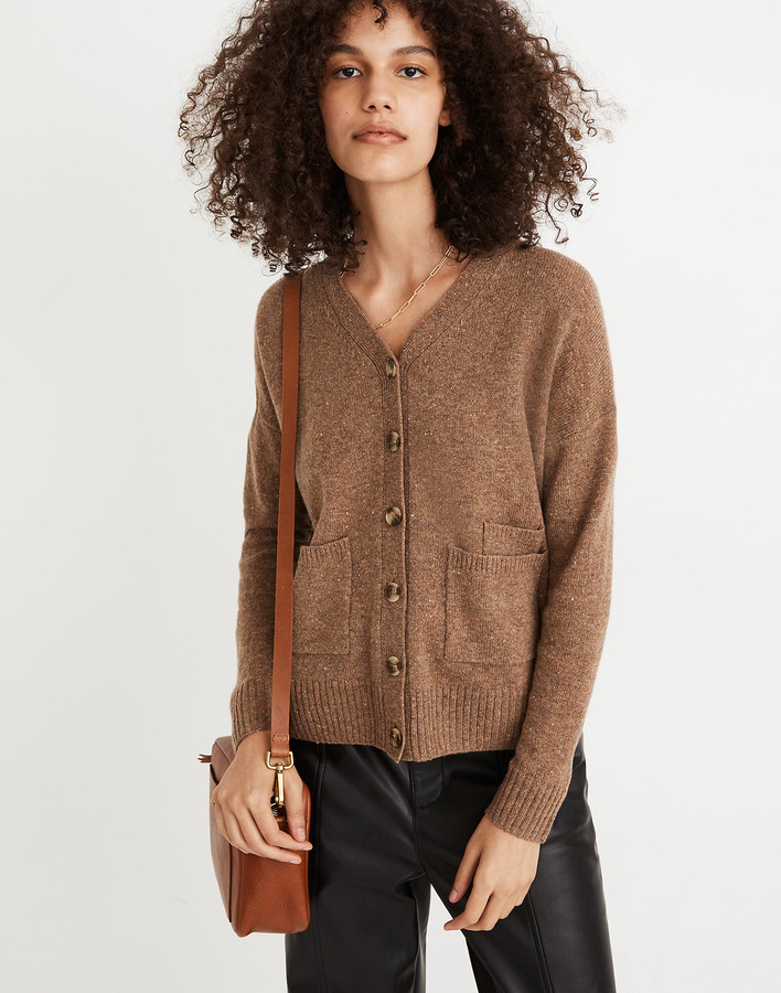 Madewell Donegal (Re)sourced Cashmere ExBoyfriend Cardigan Sweater