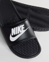 Thumbnail for your product : Nike Benassi jdi sliders in black