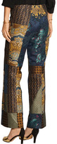 Thumbnail for your product : Etro Patchwork Jacquard Flared Pants