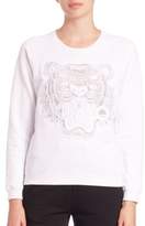 Thumbnail for your product : Kenzo Mesh Tiger Icon Cotton Sweatshirt