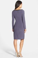 Thumbnail for your product : Adrianna Papell Beaded Neck Knot Detail Jersey Dress