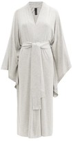 Thumbnail for your product : Norma Kamali Belted Modal-blend Jersey Robe - Light Grey