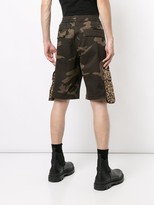 Thumbnail for your product : Ports V Leopard-And-Camo Cargo Shorts
